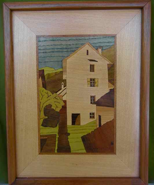 Holzintarsienbild BD12